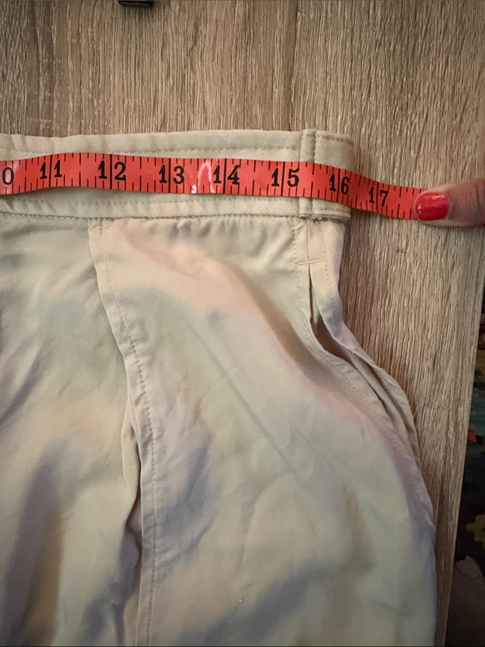 Banana Republic Cream Tencel Lyocell Wide-Leg Pants Pleated Front #005 - Picture 9 of 13